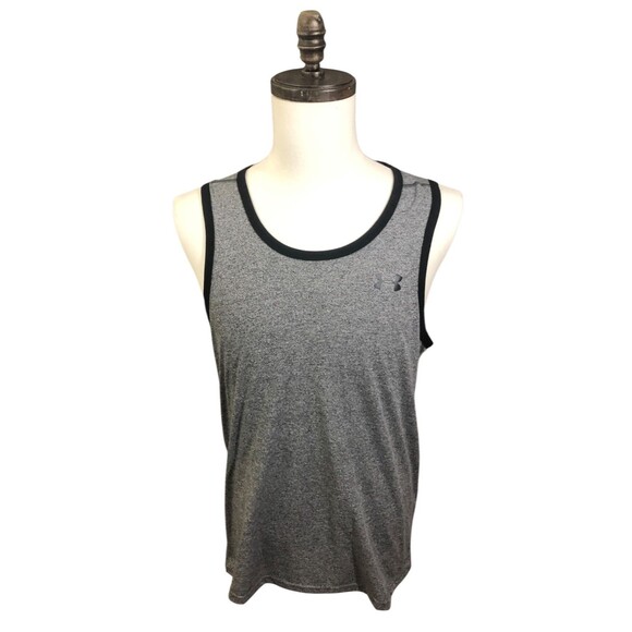 Under Armour HeatGear Gray Tank Top Men’s Medium - Picture 1 of 9